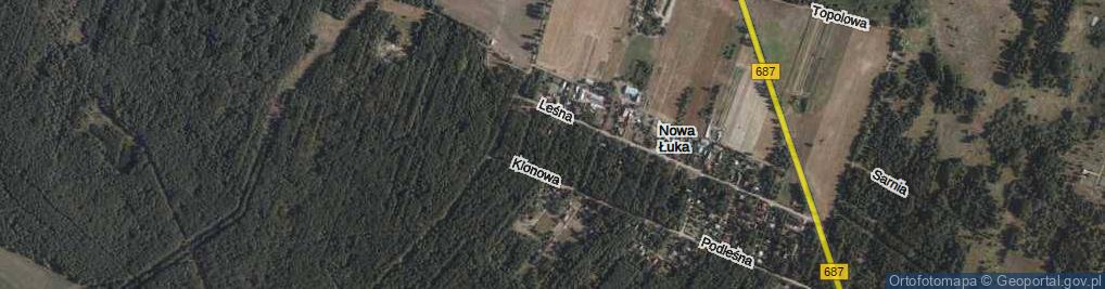 Zdjęcie satelitarne Jesionowa ul.